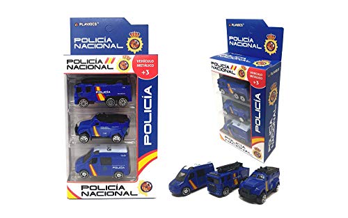 PLAYJOCS GT-8042 Set de vehículos Policía Nacional