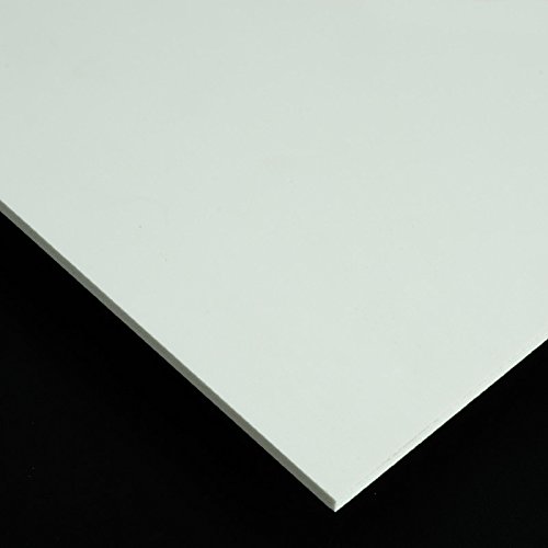 PVC Espumado Plancha Medidas 50cm x 50cm Grueso 2mm Color blanco
