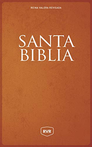 Santa Biblia Reina Valera Revisada Rvr, Letra Extra Grande, Tamaño Manual, Letra Roja, Rústica