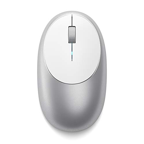 Satechi Ratón M1 Inalámbrico con Bluetooth de Aluminio con Puerto Tipo-C Recargable – Compatible con Mac Mini, iMac, iMac Pro, MacBook Pro/Air, Microsoft Surface Go (Plata) Satechi Ratón M1 Inalámbrico con Bluetooth de Aluminio con Puerto Tipo-C Recargable – Compatible con Mac Mini, iMac, iMac Pro, MacBook Pro/Air, Microsoft Surface Go (Plata)