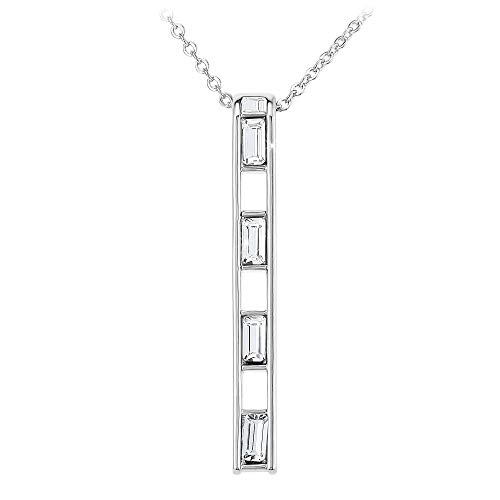 SC Crystal * Collar para mujer * Totalmente de metal rodiado * Color tono plata * Dimensiones 34 x 4 mm.