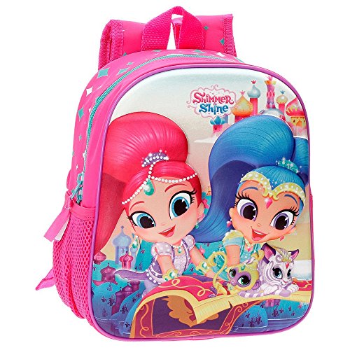 Shimmer and Shine Shiny Mochila Preescolar frontal 3D Multicolor 21x25x8 cms Poliéster 5.25L Shimmer and Shine Shiny Mochila Preescolar frontal 3D Multicolor 21x25x8 cms Poliéster 5.25L