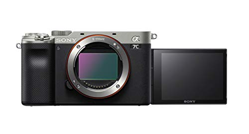 Sony Alpha 7 C - Cámara Evil de fotograma Completo (compacta y Ligera, Enfoque automático a Tiempo Real, 24.2 MP, Sistema de estabilización de 5 Ejes, batería de Gran Capacidad) - Plata