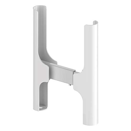 Soporte de pie universal para radiadores tubulares (3 a 4 columnas) - capacidad máxima 200 kg - color blanco - 2 piezas