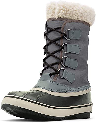 Sorel Winter Carnival Boots, Botas de Nieve Mujer, Gris (Pewter, Black 035), 37