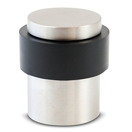 Stoppwerk Topes para puertas de acero inoxidable - Tope para montaje en el suelo - Ø 3,5 cm Altura: 4 cm - Tope de puerta Stoppwerk Topes para puertas de acero inoxidable - Tope para montaje en el suelo - Ø 3,5 cm Altura: 4 cm - Tope de puerta
