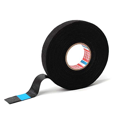 tesa Pet Cinta Adhesiva de Tela no Tejida (15 mm x 15 m), Color: Negro, para mazos de Cables domésticos o automotrices tesa Pet Cinta Adhesiva de Tela no Tejida (15 mm x 15 m), Color: Negro, para mazos de Cables domésticos o automotrices