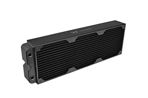Thermaltake Pacific CL360 - Radiador de cobre de alto rendimiento 360 mm, color negro