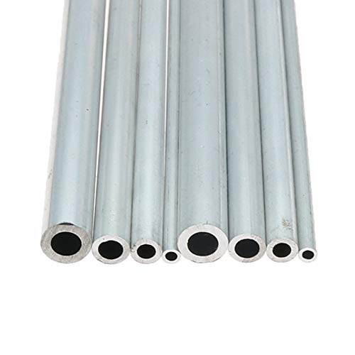 Tubo De Aluminio 2 Unids, ID De 3MM-10MM OD 2-8mm, Tubo Redondo De Aluminio Sin Fisuras De 500 Mm De Longitud, Utilizado En La Industria Pipelines Modelo De Barco De Automóviles ( Size : 9x7mm )