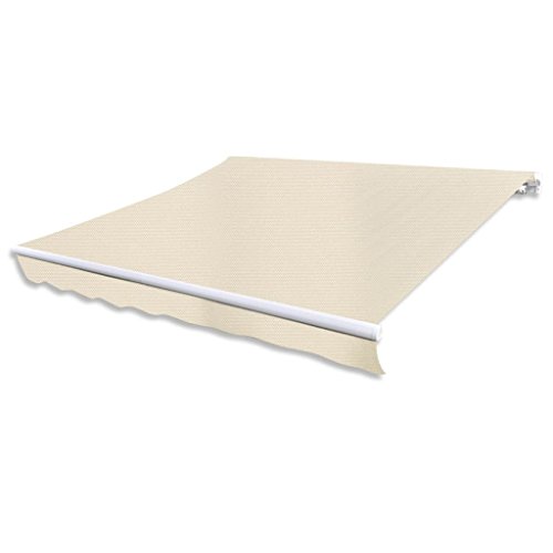 UnfadeMemory Toldo Impermeable para Patio Terraza o Jardín,Toldo Superior de Repuesto,Toldo de Lona,Resistente a los Rayos UV (300x250cm, Crema) UnfadeMemory Toldo Impermeable para Patio Terraza o Jardín,Toldo Superior de Repuesto,Toldo de Lona,Resistente a los Rayos UV (300x250cm, Crema)