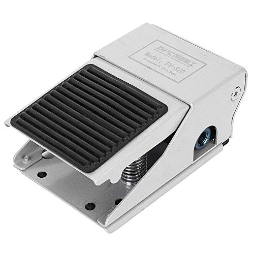 Válvula de interruptor de pedal neumático G1 / 4, válvula de control pie aire 3 vías y 2 posiciones, interruptor de control de presión antideslizante de goma momentáneo 0~0.8Mpa Válvula de interruptor de pedal neumático G1 / 4, válvula de control pie aire 3 vías y 2 posiciones, interruptor de control de presión antideslizante de goma momentáneo 0~0.8Mpa