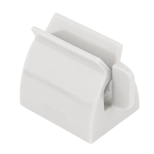 VANKER 2 en 1 Exprimidor de Tubo de Pasta de Accesorios de baño Titular de Cepillo de Dientes - Blanco VANKER 2 en 1 Exprimidor de Tubo de Pasta de Accesorios de baño Titular de Cepillo de Dientes - Blanco