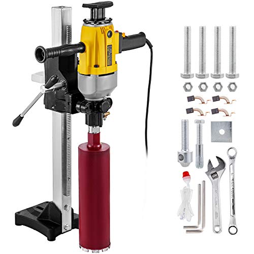 VEVOR Perforadora de Hormigón Diamante 2.460 W Taladro de Columna Profesional 220 V Máquina Perforadora de Diamante Taladro Percutor con Brocas Taladro de Banco, Diámetro Máximo de Perforación 175 mm VEVOR Perforadora de Hormigón Diamante 2.460 W Taladro de Columna Profesional 220 V Máquina Perforadora de Diamante Taladro Percutor con Brocas Taladro de Banco, Diámetro Máximo de Perforación 175 mm