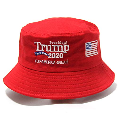 wopiaol Sombrero de Pescador de Las Elecciones de EE. UU, Bandera de Yonago, Sombrero Redondo, Sombrero de algodón