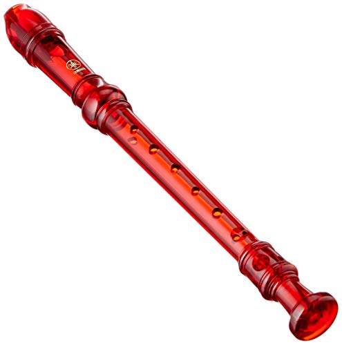 YAMAHA YRS 20BR - Flauta Dulce Soprano en Si, color Rojo transparente