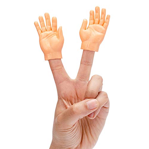 Yolococa Tiny Hands Manos Pequeñas Marionetas de Dedos con Las Manos Izquierda y Derecha 2 Unidades