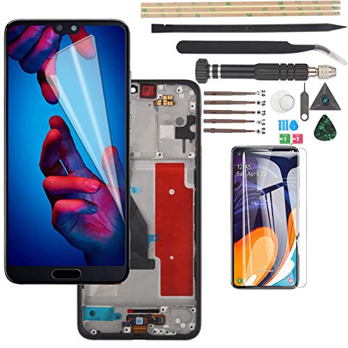 YWL-OU para Huawei P20 Pro CLT-L09 CLT-L29 LCD Display Digitalizador de Pantalla táctil (con Cable de llave de huellas dactilares) con Herramientas (Negro con Marco) YWL-OU para Huawei P20 Pro CLT-L09 CLT-L29 LCD Display Digitalizador de Pantalla táctil (con Cable de llave de huellas dactilares) con Herramientas (Negro con Marco)