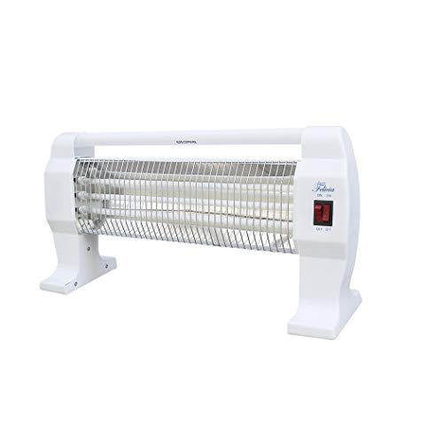 064007 Estufa de cuarzo 1200W 3 elementos de suelo con 3 niveles de calor y asa 064007 Estufa de cuarzo 1200W 3 elementos de suelo con 3 niveles de calor y asa