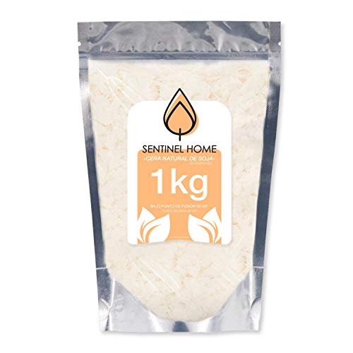 (1kg) Cera premium de soja natural para hacer velas - Textura cremosa escamada (1kg) Cera premium de soja natural para hacer velas - Textura cremosa escamada