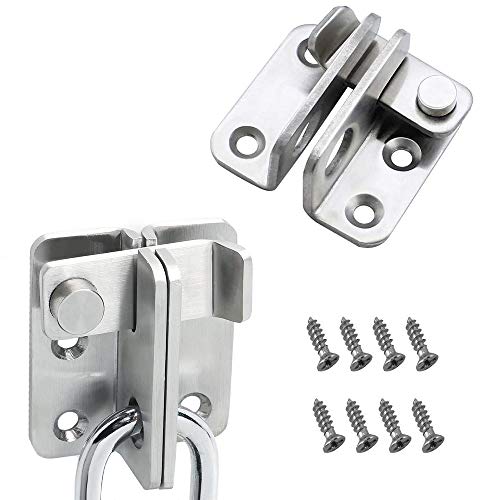 2 Piezas Cerrojo Puerta, Cerradura Pestillo de Puerta, Pestillo Puerta de Perno Deslizante, Acero Inoxidable Acabado Cepillado Anti-Robo Cerrojo Puerta para El Hogar, Apartamento, Hotel (2 Estilos) 2 Piezas Cerrojo Puerta, Cerradura Pestillo de Puerta, Pestillo Puerta de Perno Deslizante, Acero Inoxidable Acabado Cepillado Anti-Robo Cerrojo Puerta para El Hogar, Apartamento, Hotel (2 Estilos)