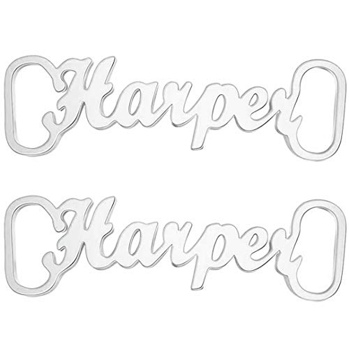 2 piezas con nombre personalizado Hebilla de cordones de zapatos de acero inoxidable Decoraciones de cordones de zapatos Nombre personalizado Año Zapatillas de deporte Etiquetas de identificación 2 piezas con nombre personalizado Hebilla de cordones de zapatos de acero inoxidable Decoraciones de cordones de zapatos Nombre personalizado Año Zapatillas de deporte Etiquetas de identificación