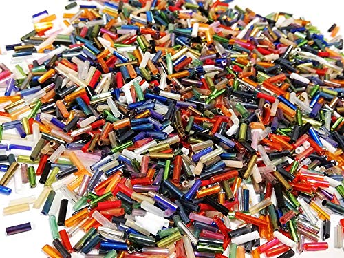 3300 unidades de cuentas de cristal de 6 mm, cuentas de cristal, tubos, varillas, Roccailles, colores a elegir (colores variados)