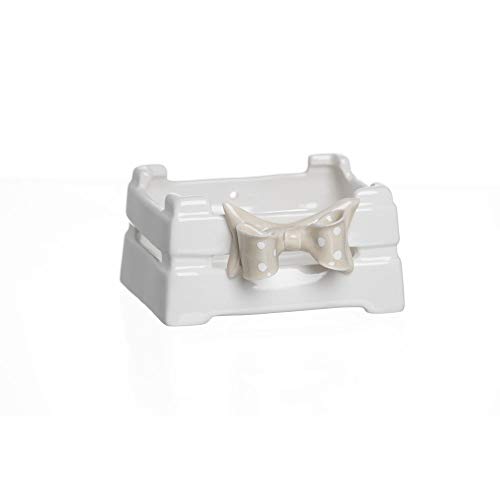 6 cajitas de porcelana con lazo en polvo para peladillas 6 cajitas de porcelana con lazo en polvo para peladillas