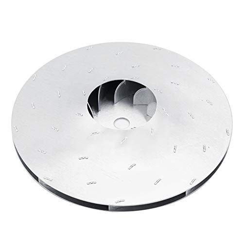 Accesorios de Aspirador Giratorios Aspa de Ventilador de Aluminio 2 Tamaños 112mm/125mm Pieza de Repuesto Nuevo Duradero(Diámetro125mm)