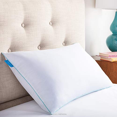 Almohada con relleno de espuma viscoelástica y partículas de gel viscoelástico Linenspa. 70 x 35 cm Almohada con relleno de espuma viscoelástica y partículas de gel viscoelástico Linenspa. 70 x 35 cm
