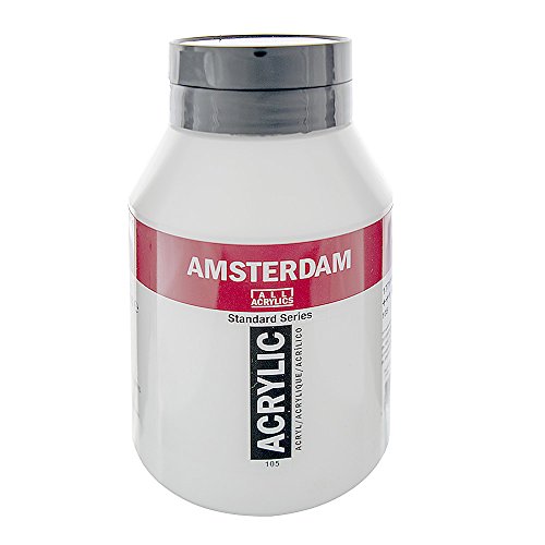 Amsterdam Acrylic Pintura 1LTR - Titanio blanco