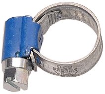 Aparoli 841438 Abrazadera para Tubos Flexibles, 8-12 mm (Rosca helicoidal, Ancho de fleje 9 mm, 10 Unidades) Color Azul