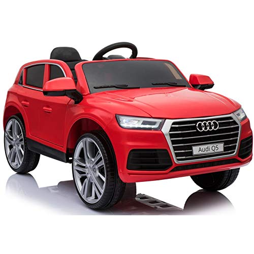 Audi Q5 Licenciado 12v - Rojo - Coche eléctrico para niños Audi Q5 con Licencia Oficial. Nueva versión 2020
