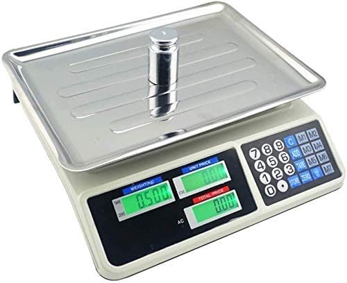 BAIRU Báscula Digital Balanza de Alimentos Escala electrónica multifunción | 30kg / 5g Scale de conteo con Pantalla LCD Pantalla Tare Características (Size : 30kg/5g)
