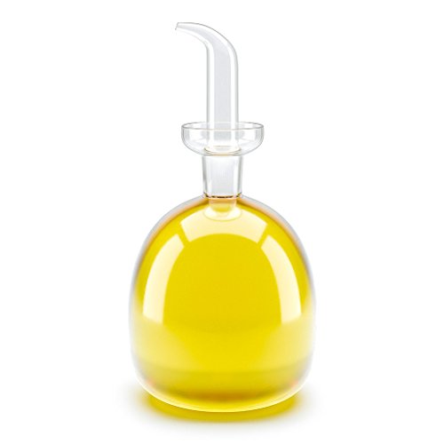 Balvi - Basics aceitera de 850 ml de Capacidad de Vidrio Transparente. Sistema antigoteo. También Ideal para aceites condimentados o especiados