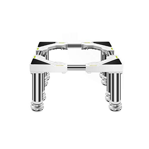 Base de Lavadora con 8 Pies Antideslizantes Soporte para Secadora, Refrigerador Largo/Ancho 45-65cm Ajustable Pedestal Vinotecas Soporte Prueba de Choques a Prueba de Humedad Base de Lavadora con 8 Pies Antideslizantes Soporte para Secadora, Refrigerador Largo/Ancho 45-65cm Ajustable Pedestal Vinotecas Soporte Prueba de Choques a Prueba de Humedad