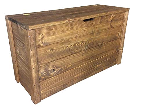 Baúl de madera 90 x 35 x 50h Nogal Oscuro DISPONIBLE TANBIEN A MEDIDA