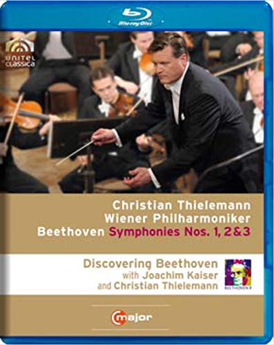 BEETHOVEN Sinfonien 1, 2 & 3 Christian THIELEMANN (+ 170 min. Doku mit Joachim Kaiser) [Blu-ray] [Reino Unido]