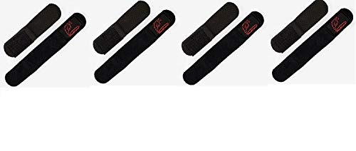 Behr - Juego de 8 bandas de neopreno para cañas de pescar (4 unidades, 14 cm y 4 unidades de 21 cm, incluye adhesivo Petri Heil!) Behr - Juego de 8 bandas de neopreno para cañas de pescar (4 unidades, 14 cm y 4 unidades de 21 cm, incluye adhesivo Petri Heil!)