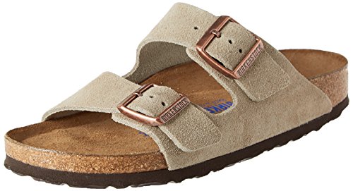 Birkenstock Arizona, Sandalias de Punta Descubierta para Mujer, Beige (Taupe Taupe), 40 EU