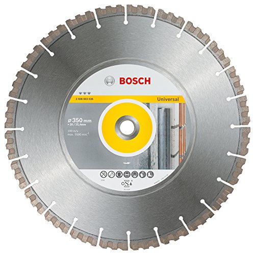 Bosch 2 608 603 636 - Disco de corte de diamante Best for Universal - 350 x 20/25,40 x 3,3 x 15 mm (pack de 1)