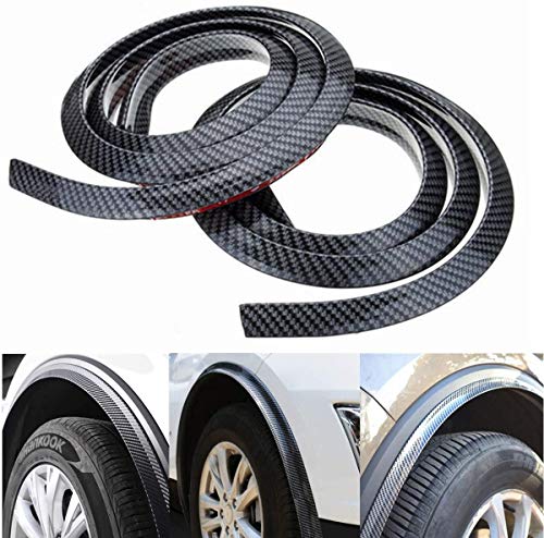 Bostar 2pcs 150 cm Guardabarros de Coche Tiras de Ajuste Tiras de Arco de Rueda Tiras de protección de Arco de Rueda Universal ensanchamientos Sello de goma carbón Bostar 2pcs 150 cm Guardabarros de Coche Tiras de Ajuste Tiras de Arco de Rueda Tiras de protección de Arco de Rueda Universal ensanchamientos Sello de goma carbón