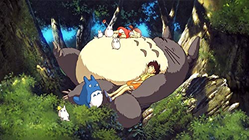 CHANGJIU- Puzzle De 1000 Piezas Póster Totoro En El Bosque Cada Pieza Es Única, La Tecnología Softclick Significa Que Estas Piezas Encajan Perfectamente
