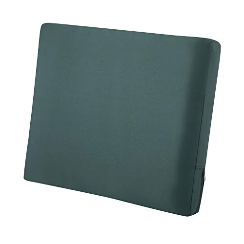 Classic Accessories Ravenna - Cojín trasero para patio, color verde Mallard, 60 cm de ancho x 50 cm de alto x 10 cm de alto. Classic Accessories Ravenna - Cojín trasero para patio, color verde Mallard, 60 cm de ancho x 50 cm de alto x 10 cm de alto.