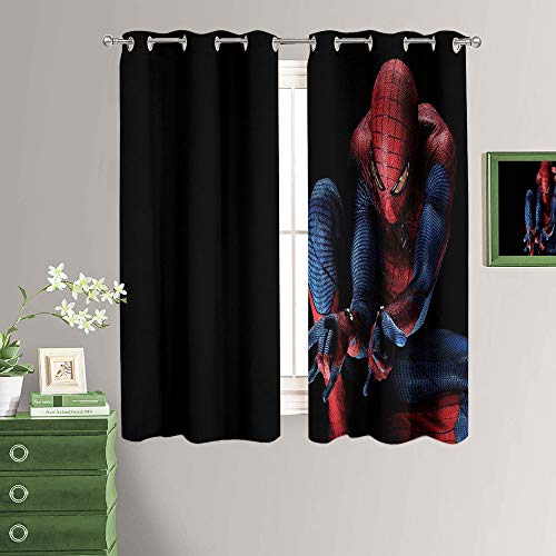 Cortinas opacas con ojales de cocina, aislamiento térmico para oscurecimiento de habitación, para sala de estar de 182 x 203 cm Cortinas opacas con ojales de cocina, aislamiento térmico para oscurecimiento de habitación, para sala de estar de 182 x 203 cm
