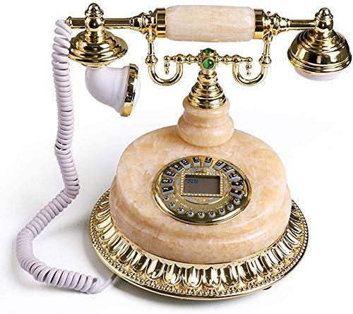 Dirgee Teléfono Antiguo mármol Retro Vintage Madera Antiguo Estudio Estudio Sala de Estar Asiento de Oficina Duro