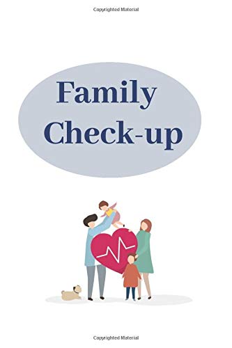 Family check-up notebook, medical remember Notebook designed to help patients, families and caregivers, very important to organize your medical ... Health Record: family checkup journal