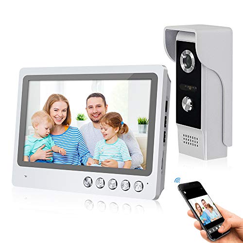 FTSTech Intercomunicador de Videoportero WiFi de 9pulgadas con Sistema de Cámara de 4 Cables 700TVL,Desbloqueo Remoto de Aplicaciones, Visión Nocturna,Grabación,Detección de Movimiento FTSTech Intercomunicador de Videoportero WiFi de 9pulgadas con Sistema de Cámara de 4 Cables 700TVL,Desbloqueo Remoto de Aplicaciones, Visión Nocturna,Grabación,Detección de Movimiento