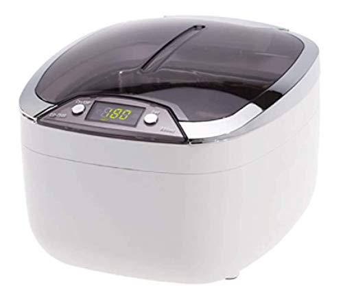 GJPSXTY Limpiador por ultrasonidos, 850 ml, dispositivo de limpieza por ultrasonidos, 55 W, para gafas, joyas, relojes, prótesis dentales, 42 kHz, 203 x 183 x 145 mm GJPSXTY Limpiador por ultrasonidos, 850 ml, dispositivo de limpieza por ultrasonidos, 55 W, para gafas, joyas, relojes, prótesis dentales, 42 kHz, 203 x 183 x 145 mm