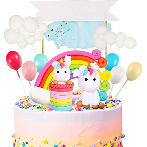 GOLDGE 25pz Decoracion Tarta Unicornio para Niños, Toppers para Tartas Happy Birthday Globos Arcoiris Estrella Cake Fiesta de La Fiesta para Cumpleaños Boda GOLDGE 25pz Decoracion Tarta Unicornio para Niños, Toppers para Tartas Happy Birthday Globos Arcoiris Estrella Cake Fiesta de La Fiesta para Cumpleaños Boda