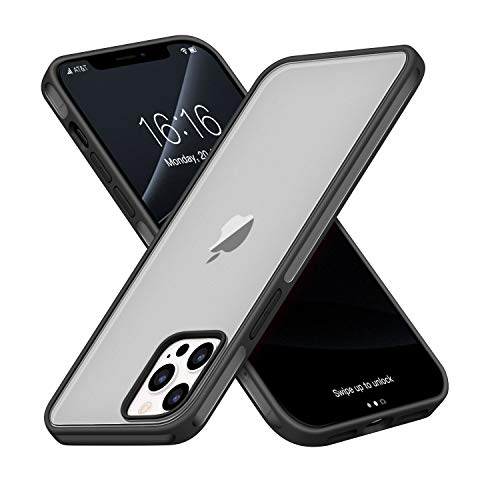 GOODVISH Funda esmerilada de Grado Militar Compatible con iPhone 12 Pro MAX 6.7 "Funda ultradelgada A Prueba de Golpes Bumper Protective Translúcido Hard Back con Soft TPU Mix Hard PC Case (Nergo) GOODVISH Funda esmerilada de Grado Militar Compatible con iPhone 12 Pro MAX 6.7 "Funda ultradelgada A Prueba de Golpes Bumper Protective Translúcido Hard Back con Soft TPU Mix Hard PC Case (Nergo)